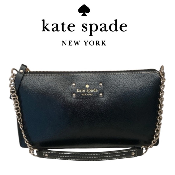 Kate Spade Black Shoulder Bag Sleek Design - Picture 1 of 16